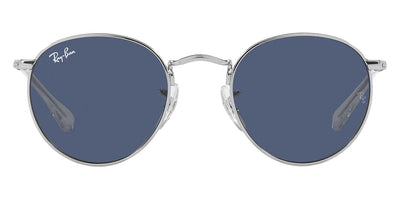 Ray-Ban® Junior Round RJ9547S RJ9547S 212/80 44 - Silver with Dark Blue lenses Sunglasses