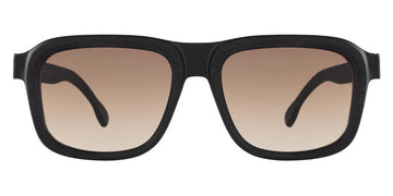 Ic! Berlin® Rufus ICB Rufus IC0025 02F 55 - Black-Rough-Matt/Gradient Brown Lenses Sunglasses