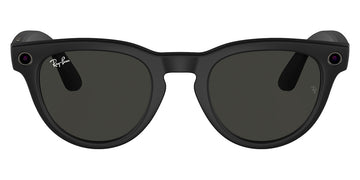 Ray-Ban® Meta Headliner RW4009 601/9A - Shiny Black/Green with blue-violet light filter lenses Sunglasses