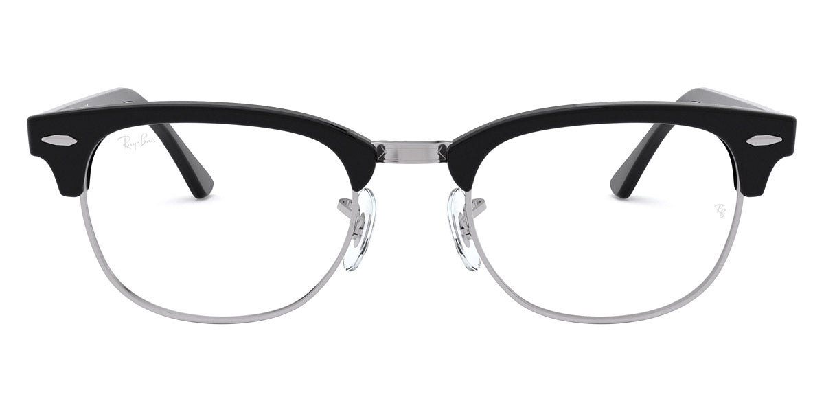 Ray-Ban® CLUBMASTER 0RX5154 RX5154 2000 53 - Black on Silver Eyeglasses
