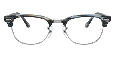Ray-Ban® CLUBMASTER 0RX5154 RX5154 5750 51 - Blue/Gray Striped Eyeglasses