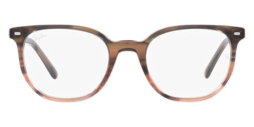 Ray-Ban® Elliot RX5397 RX5397 8175 50 - Brown and Violet Havana Eyeglasses