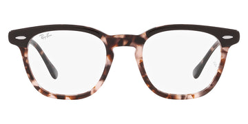 Ray-Ban® Hawkeye RX5398F RX5398F 8284 50 - Brown on Pink Havana Eyeglasses