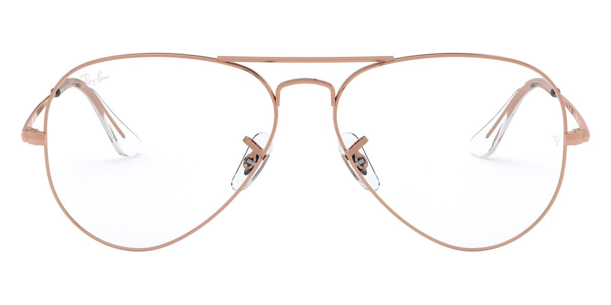 Ray-Ban® Aviator RX6489 RX6489 3094 55 - Rose Gold Eyeglasses