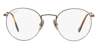 Ray-Ban® Round RX8247V RX8247V 1222 50 - Demigloss Antique Gold Eyeglasses