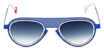 Sabine Be® Be Legend Hole Sun SB Be Legend Hole Sun 499 51 - Majorelle Blue Perforated Satin / Polished Palladium Sunglasses