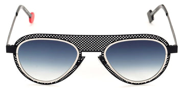 Sabine Be® Be Legend Hole Sun SB Be Legend Hole Sun 509 51 - Satin Midnight Blue Perforated / Polished Palladium Sunglasses