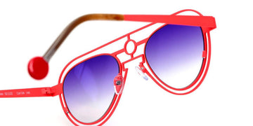 Sabine Be® Be Legend Wire Sun SB Be Legend Wire Sun 124 52 - Satin Neon Orange Sunglasses