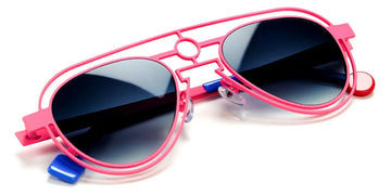 Sabine Be® Be Legend Wire Sun SB Be Legend Wire Sun 126 52 - Satin Neon Pink Sunglasses