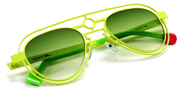 Sabine Be® Be Legend Wire Sun SB Be Legend Wire Sun 132 52 - Satin Neon Yellow Sunglasses