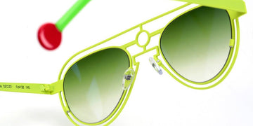 Sabine Be® Be Legend Wire Sun SB Be Legend Wire Sun 132 52 - Satin Neon Yellow Sunglasses