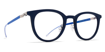 Mykita® SINDAL  MYK SINDAL Navy/Shiny Silver/Yale Bl 47 - MYK SINDAL Navy/Shiny Silver/Yale Bl Eyeglasses