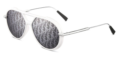 Dior® Diorsnow A1I D SNOWA1IAT 51A8 - White And Silver-Finish Sunglasses