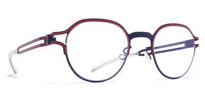 Mykita® VAASA MYK VAASA Navy/Rusty Red 47 - Navy/Rusty Red Eyeglasses