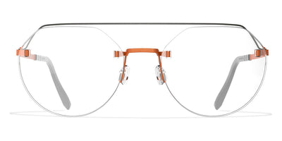 Blackfin® VECTOR TWO BLF VECTOR TWO 1563 53 - Space Orange/Gunmetal Gray Bar Eyeglasses