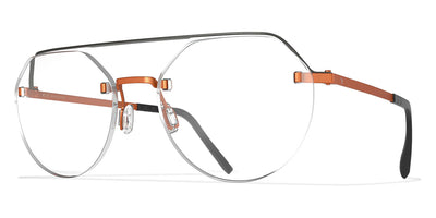 Blackfin® VECTOR TWO BLF VECTOR TWO 1563 53 - Space Orange/Gunmetal Gray Bar Eyeglasses