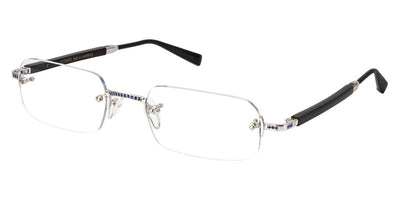 Gold & Wood® VENDOME 11 G&W VENDOME 11 S 08 02 CM4 - S.08.02.CM4 White Gold (11 gr approx.) - 23 Brilliant Cut Sapphires Eyeglasses