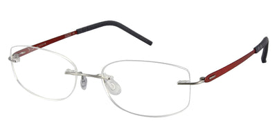 Blackfin® WAVE DANCER BLF WAVE DANCER 186 - Silver/Red Eyeglasses