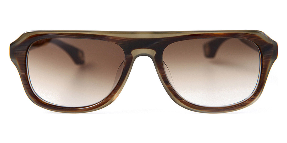 Blake Kuwahara® WRIGHT SUN BLK WRIGHT SUN BROWN HORN 56 - BROWN HORN Sunglasses