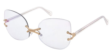 Andy Wolf® Yohkoh ANW Yohkoh 03 58 - Gold/White 03 Eyeglasses