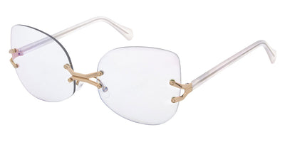 Andy Wolf® Yohkoh ANW Yohkoh 03 58 - Gold/White 03 Eyeglasses