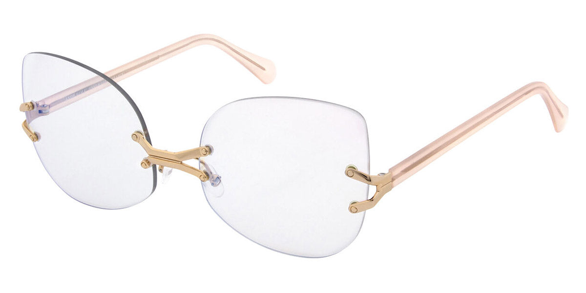 Andy Wolf® Yohkoh ANW Yohkoh 06 58 - Gold/Pink 06 Eyeglasses