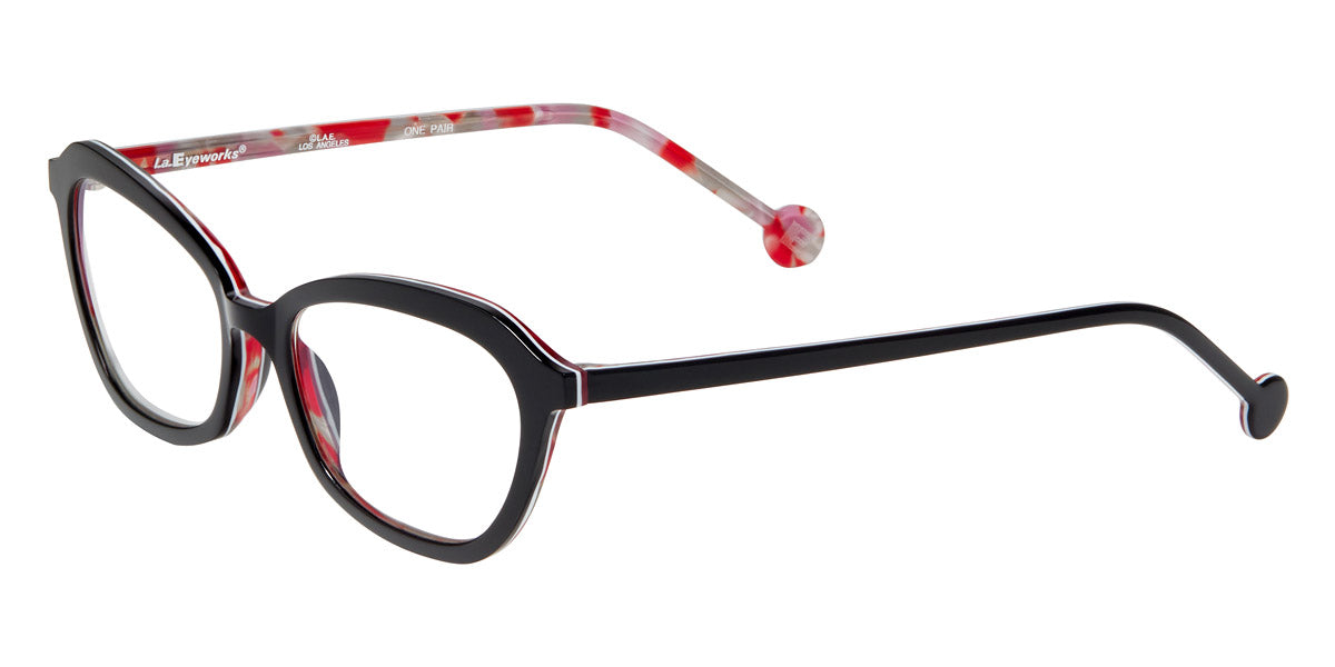 L.A.Eyeworks® DIXON  LA DIXON 989 52 - Happy Black Eyeglasses