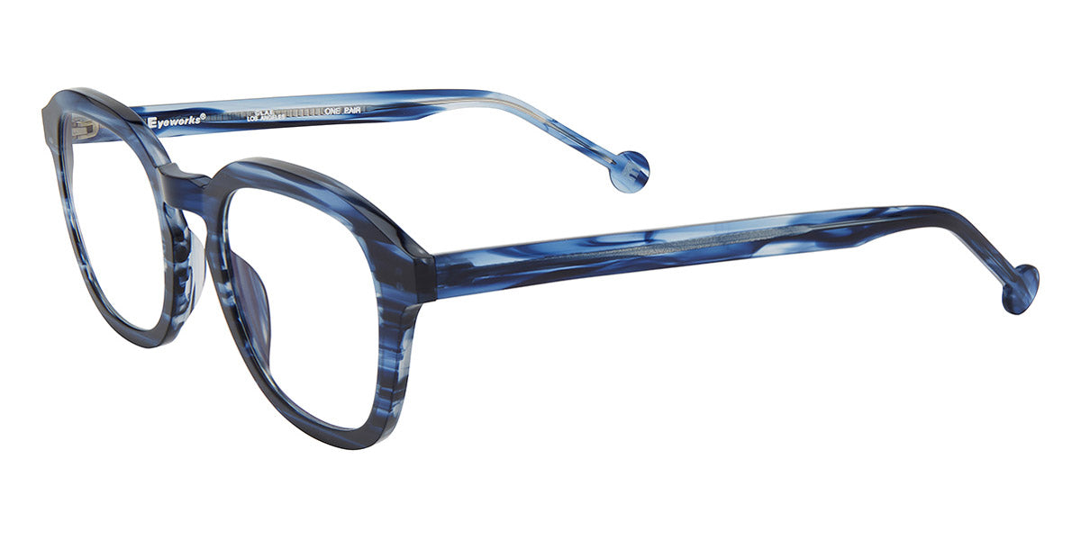 L.A.Eyeworks® TROUT  LA TROUT 915 49 - Blue Jay Eyeglasses