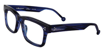 L.A.Eyeworks® WALLY  LA WALLY 1027 53 - Badass Blue Eyeglasses