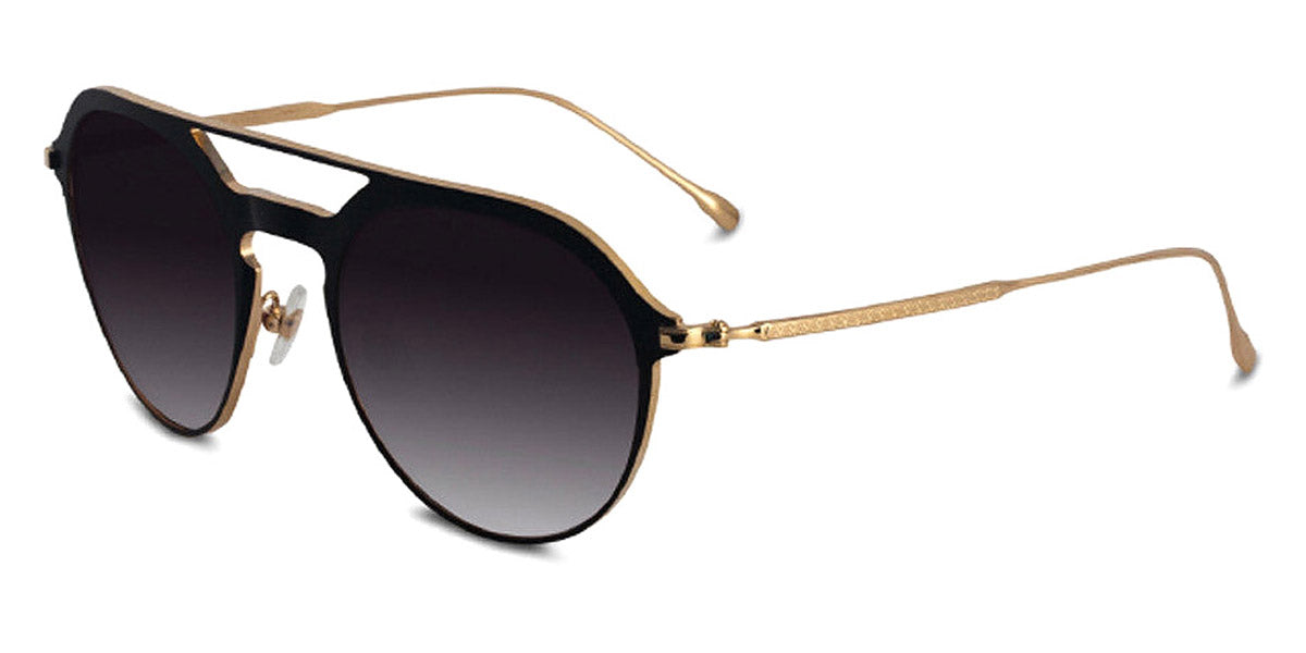 Sama® 1999 SAM Black/Gold 53 - Black/Gold Sunglasses