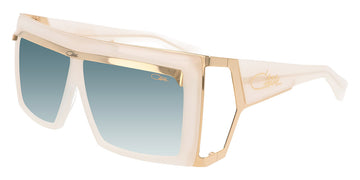 Cazal® 300 CAZ 300 004 60 - 004 Milky White-Gold Sunglasses