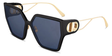 Dior® 30Montaigne BU 30MTBUR 12B0 - Black/Gold Sunglasses