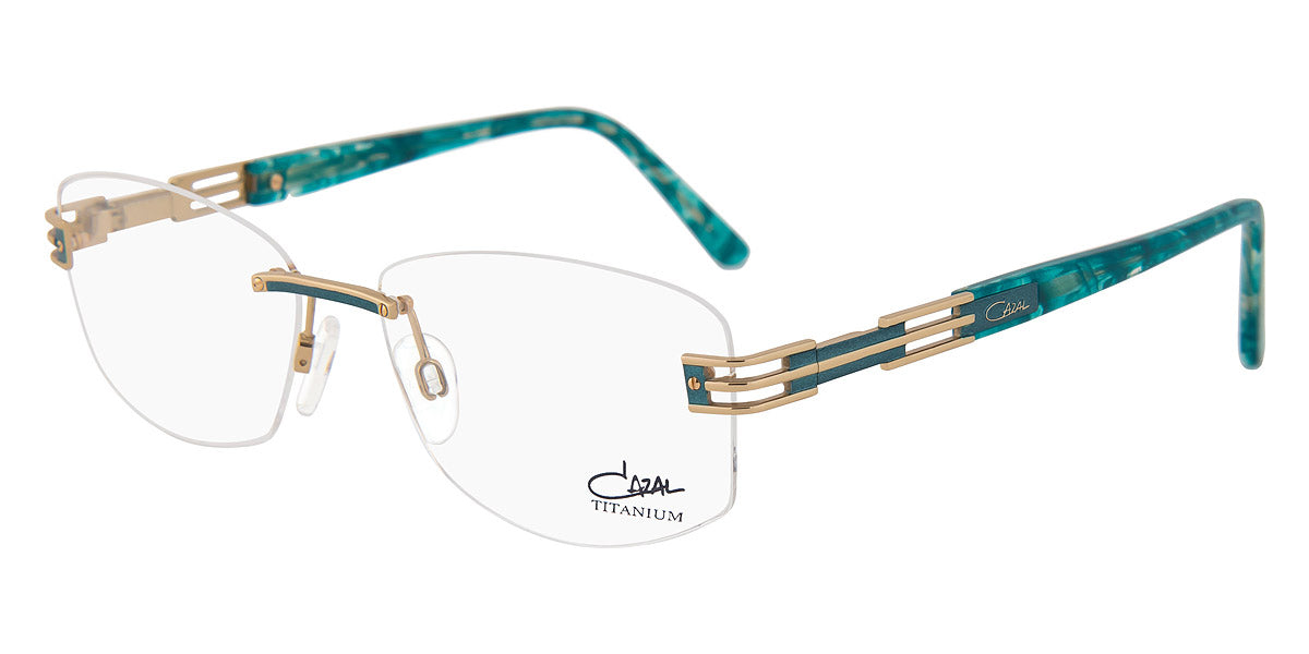 Cazal® 4302  CAZ 4302 002 53 - 002 Turquoise-Gold Eyeglasses