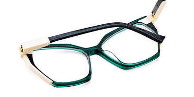 Etnia Barcelona® BRAGANZA 5 BRAGAN 55O GRBK - GRBK Green/Black Eyeglasses