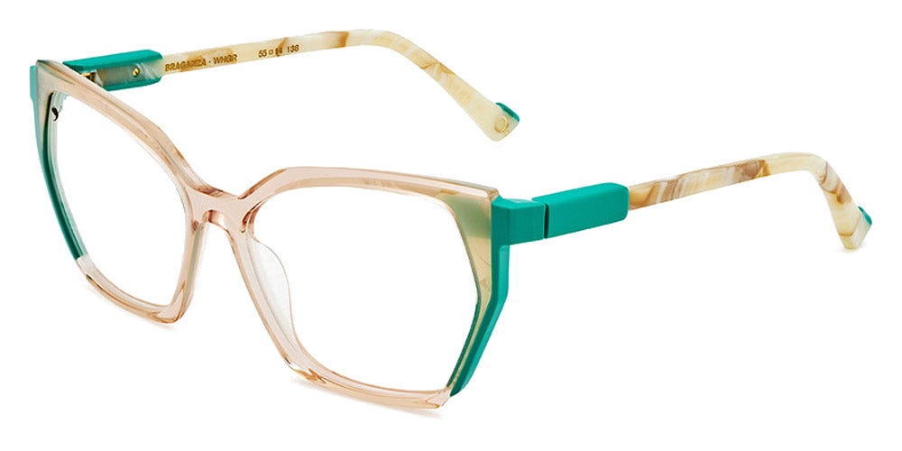 Etnia Barcelona® BRAGANZA 5 BRAGAN 55O WHGR - WHGR White/Green Eyeglasses