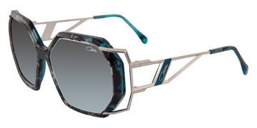 Cazal® 8505  CAZ 8505 003 57 - 003 Petrol Blue-Silver/Green Gradient Sunglasses