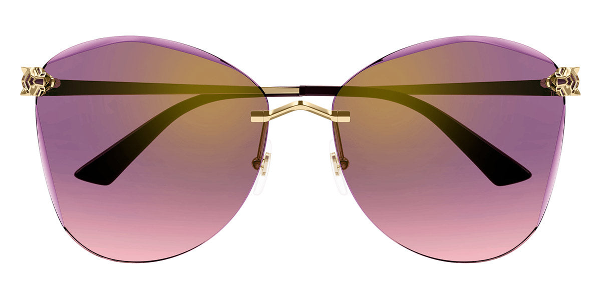 Louis Vuitton, Accessories, Louis Vuitton Lily Browngold Rimless Sun  Glasses