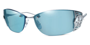 Sama® CHER SAM Platinum/Teal 70 - Platinum/Teal Sunglasses