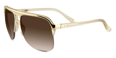 Sama® FLY SAM Matte Beige Crystal/Gold 63 - Matte Beige Crystal/Gold Sunglasses