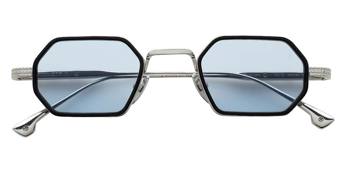 Philippe V® No19 PHI No19 Silver/Jelly Blue PTC 45 - Silver/Jelly Blue PTC Sunglasses