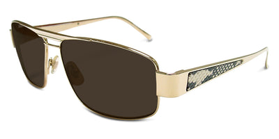 Sama® PYTHON SAM Gold 59 - Gold Sunglasses