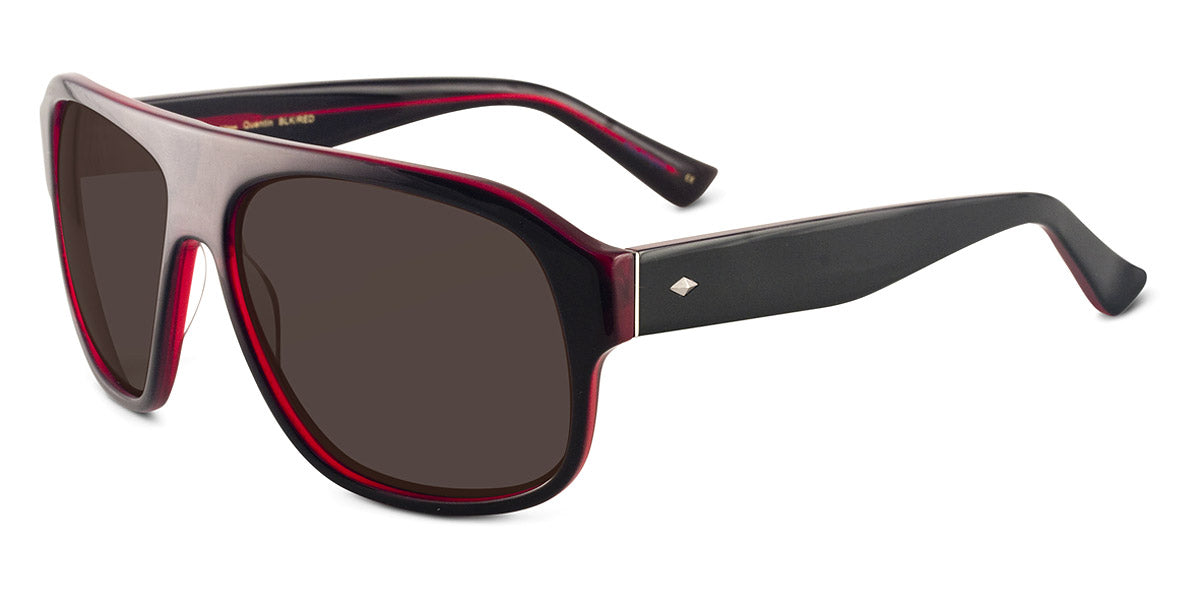 Sama® QUENTIN SAM Black/Red 63 - Black/Red Sunglasses