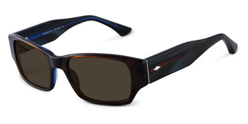 Sama® SHADOW SAM Brown/Blue 55 - Brown/Blue Sunglasses