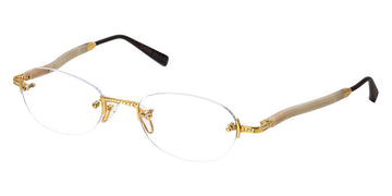 Gold & Wood® VENDOME 11 D G&W VENDOME 11 D 11.D.29.05.CB6 - D.29.05.CB6 Yellow Gold (11 gr approx.) - 23 White Brilliant Cut Diamonds Eyeglasses