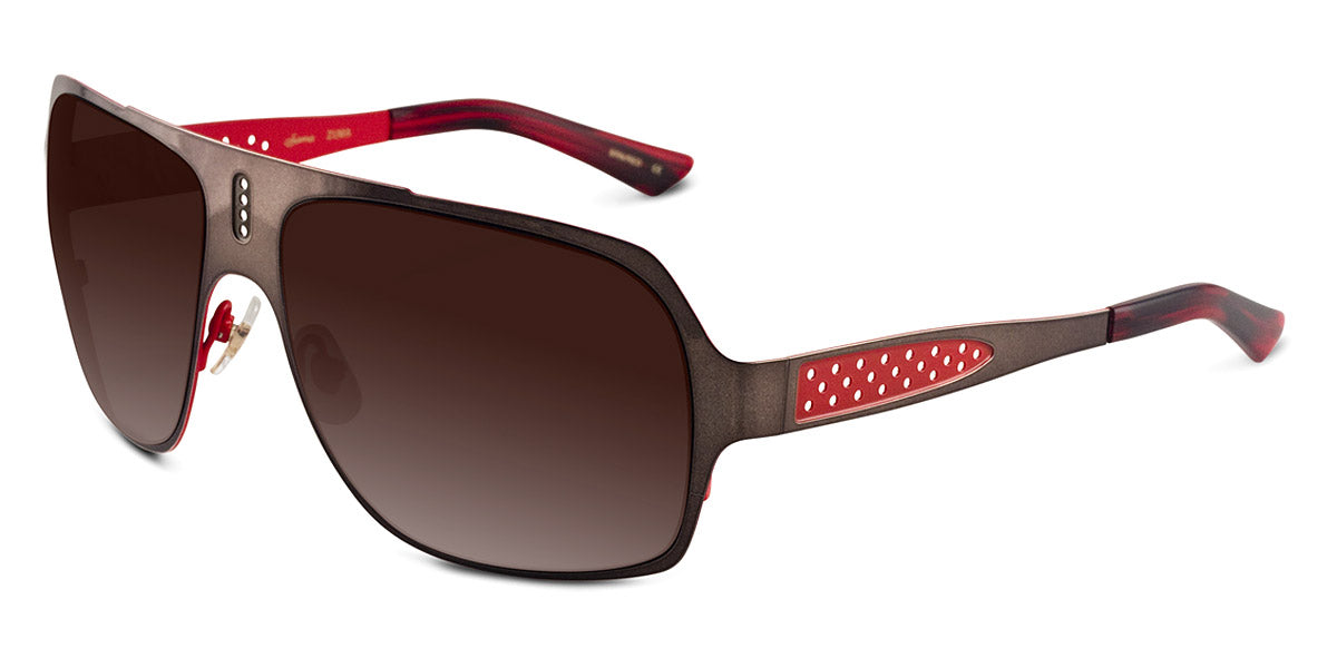 Sama® ZUMA SAM Brown/Red 63 - Brown/Red Sunglasses