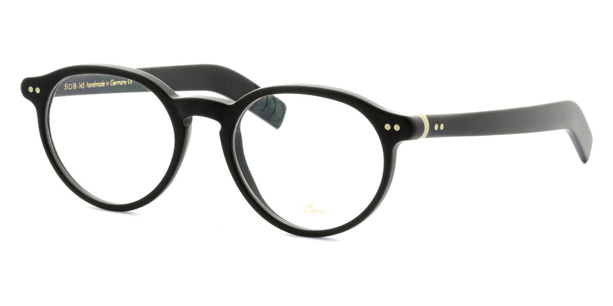 Lunor® A6 249 LUN A6 249 01M 51 - 01M - Black Matte Eyeglasses