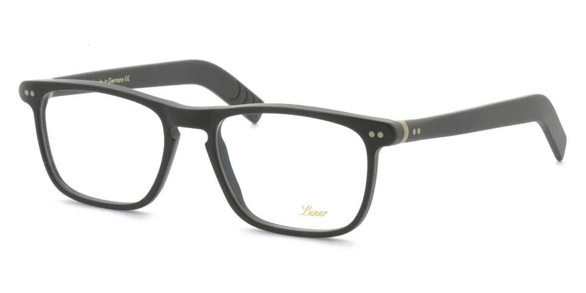 Lunor® A6 256 LUN A6 256 01M 55 - 01M - Black Matte Eyeglasses