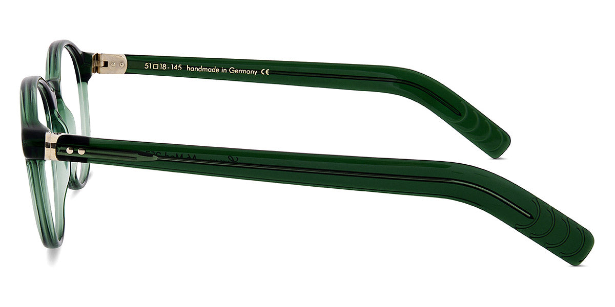 Lunor® A6 257 LUN A6 257 56 51 - 56 - Black Forest Green Matte Eyeglasses