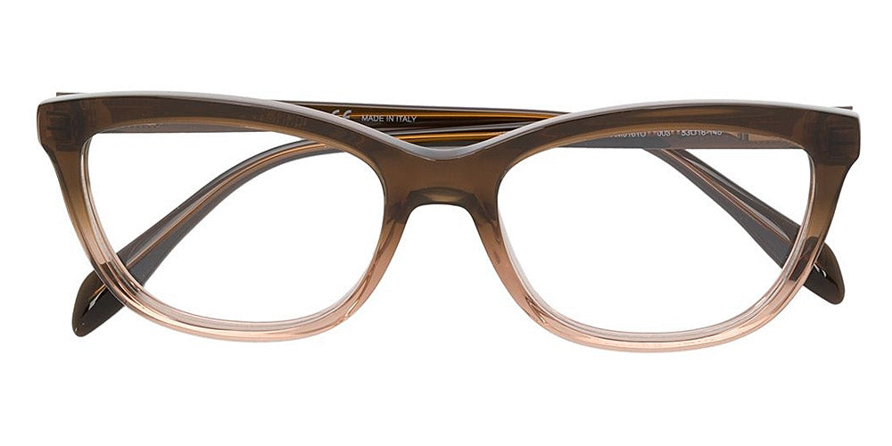Alexander McQueen® AM0161O AM0161O 003 53 - Brown Eyeglasses