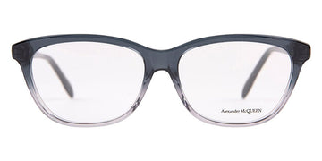 Alexander McQueen® AM0161O AM0161O 004 53 - Gray Eyeglasses